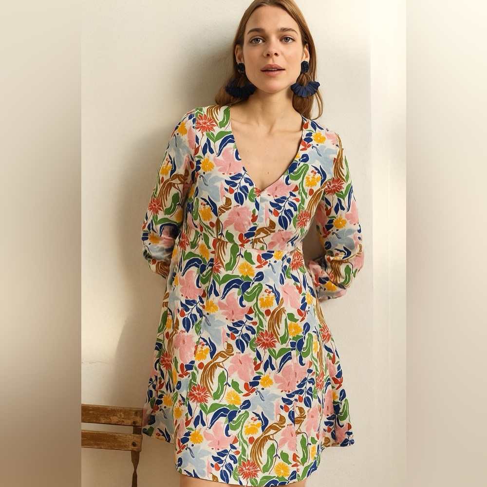 Boden Piper Linen Dress